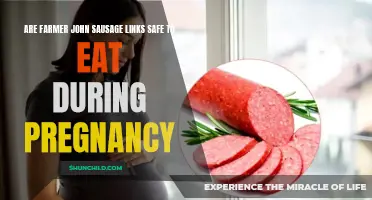 Pregnancy and Sausage Links: Unraveling the Safety of Farmer John's Products