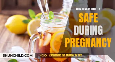 Pregnancy and Iced Tea Consumption: Understanding Safety and Health Concerns