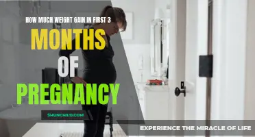 The Surprising Amount of Weight Gain Women Experience in the First 3 Months of Pregnancy