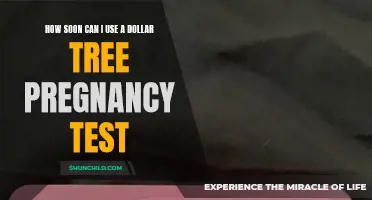 When Can I Safely Use a Dollar Tree Pregnancy Test?