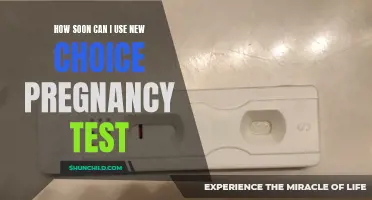 When Can You Start Using the New Choice Pregnancy Test?