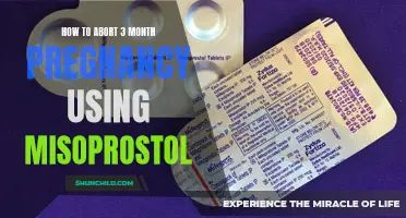 Safe and Effective Methods for Aborting a 3-Month Pregnancy with Misoprostol