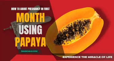 The Effective Guide on How to Safely Abort a Pregnancy in the First Month Using Papaya