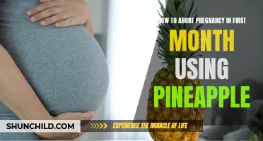 The Natural Approach: How to Terminate Pregnancy in the First Month Using Pineapple