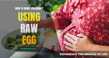 A Natural Approach: Using Raw Egg as a Potential Method for Pregnancy Termination