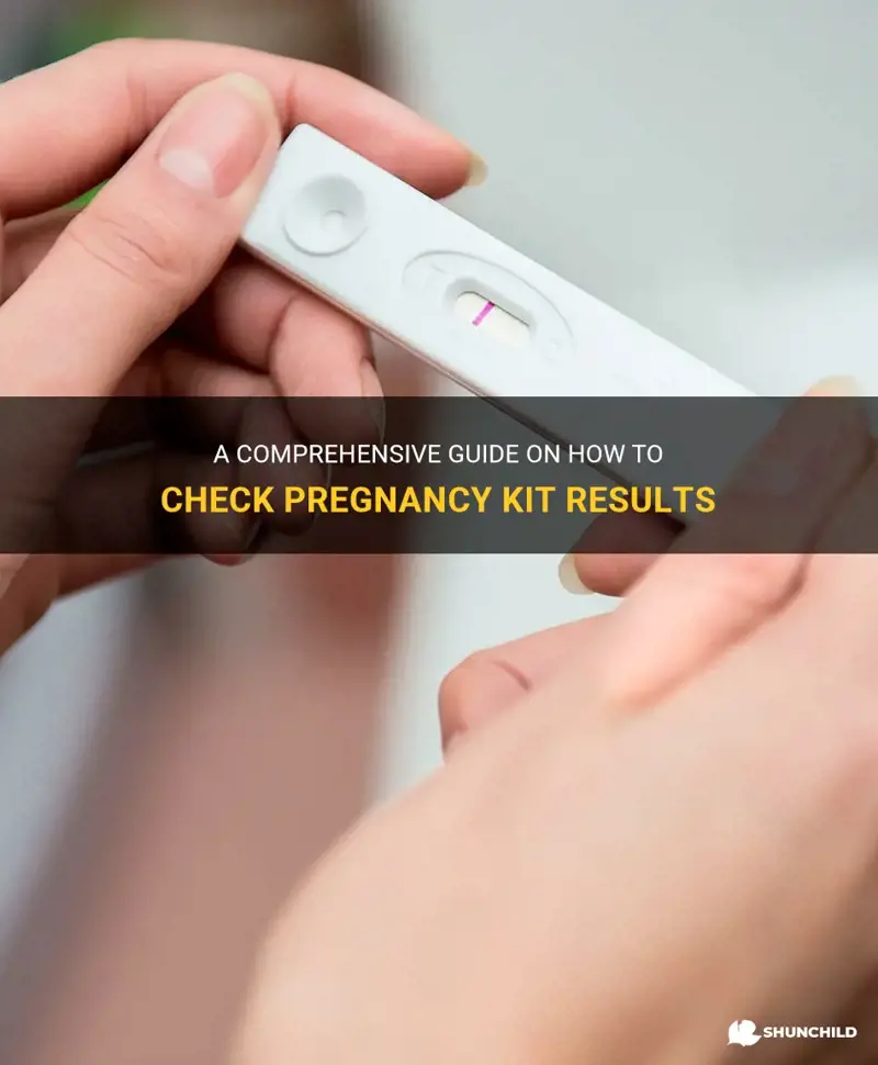 how to check pregnancy kit result