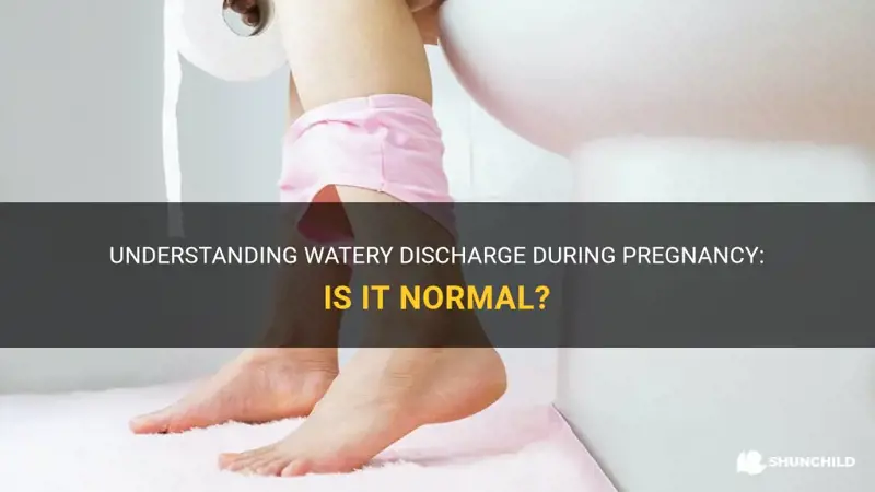 is it normal to have watery discharge during pregnancy