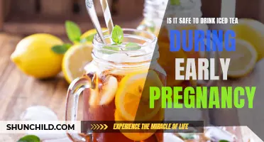 Iced Tea Conundrum: Exploring Its Safety for Early Pregnancy